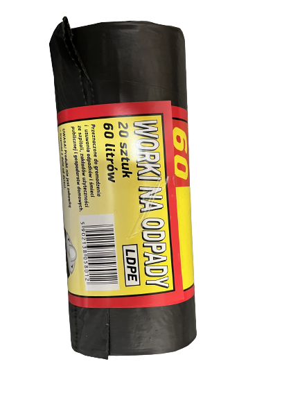 Worki na śmieci 60 litrów czarne