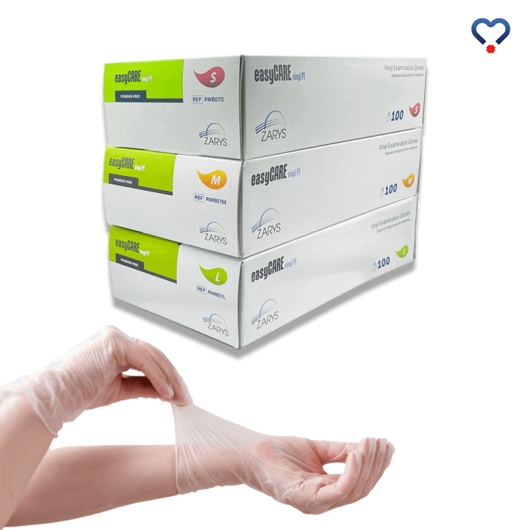 Rękawice winylowe bezpudrowe ZARYS