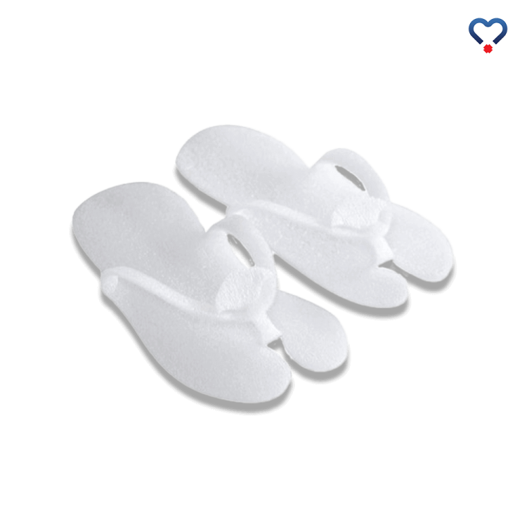 Klapki japonki piankowe białe