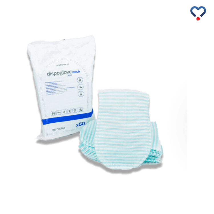 Rękawica, myjka do ciała z mydłem, dla osób leżących, pacjentów którzy nie wstają i osób starszych