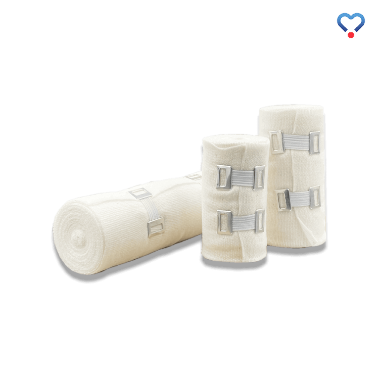 Bandaż, opaski elastyczne półrozciągliwe z zapinką Mediflex