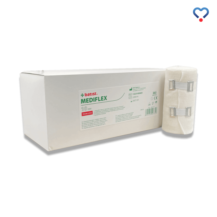 Opaska elastyczna bandaż zapinka Mediflex 10 cm x 5 m