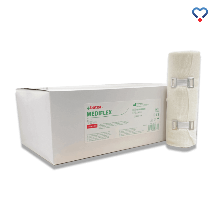 Opaska elastyczna bandaż zapinka Mediflex 15 cm x 5 m