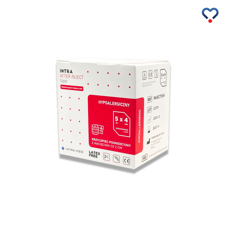 Plastry poiniekcyjne After Inject 4cm x 5m pudełko