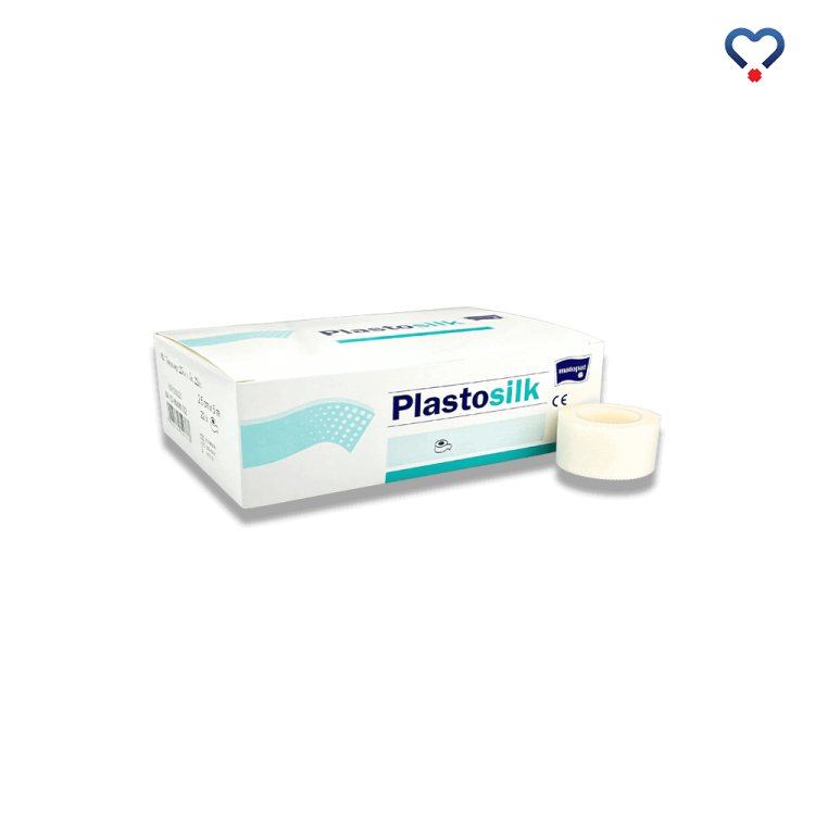 Plastosilk przylepiec do opatrunków na jedwabiu o wymiarach 1.25 cm x 5 m