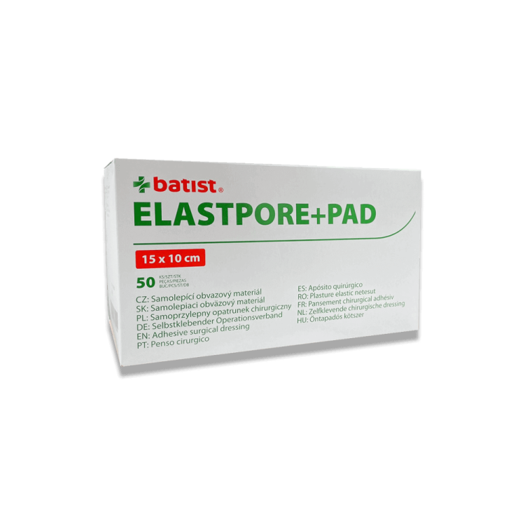 Elastopore + Pad opatrunek plaster włókninowy chłonny samoprzylepny 15 x 10 cm