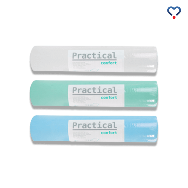 Podkłady higieniczne Practical Comfort w rolce 60x50/80 dostępne w różnych kolorach