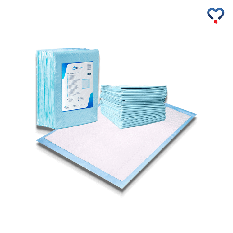Betatex podkłady chłonne 60 cm x 60 cm 25 sztuk