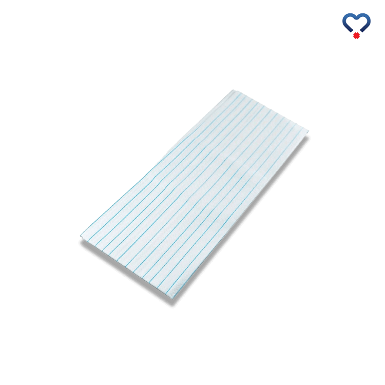 Podkład foliowany 210/80cm paski ABENA Basic Plus opakowanie 25 sztuk