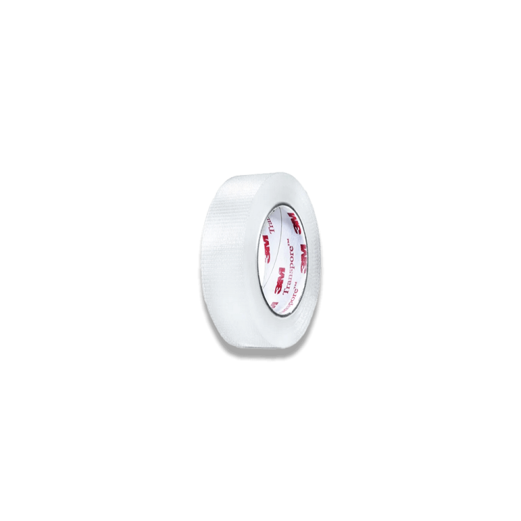 Transpore perforowany przylepiec chirurgiczny na folii bezlateksowy o wymiarach 1.25cm x 5m