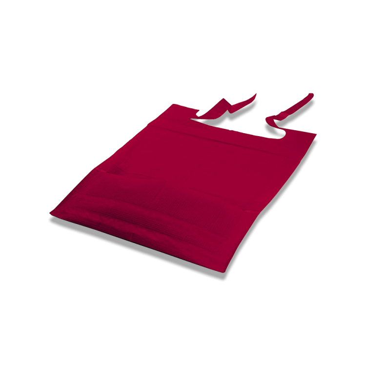 Dentix pro śliniak stomatologiczny z kieszenią w kolorze bordowym