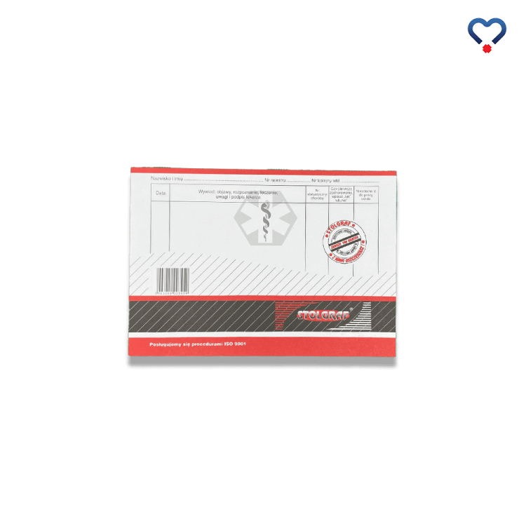 Druk Historia choroby wkładka