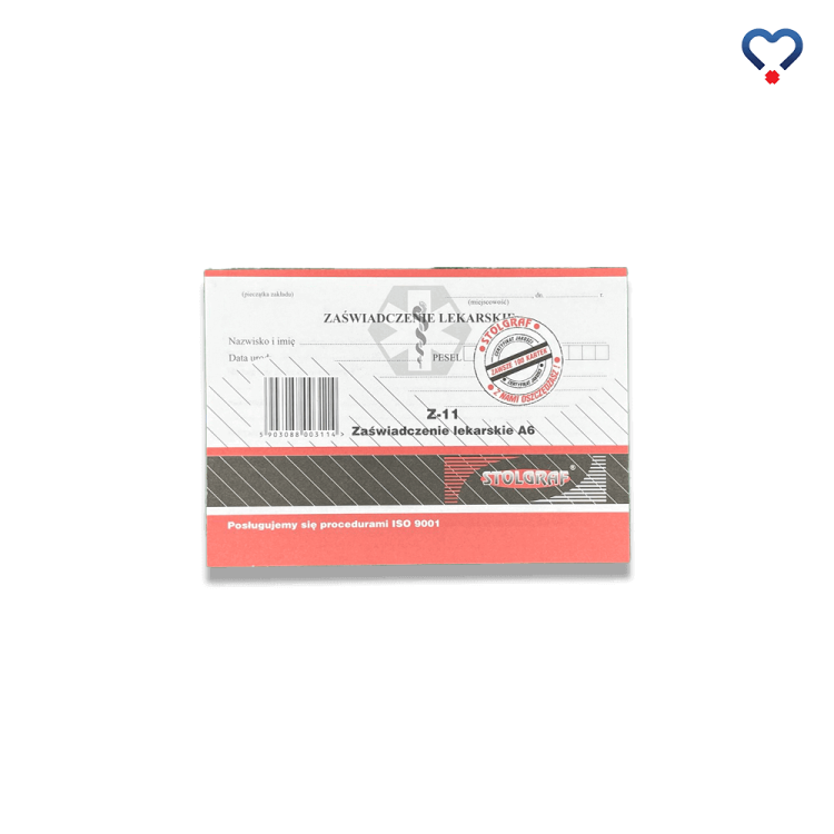 Druk zaświadczenie lekarskie