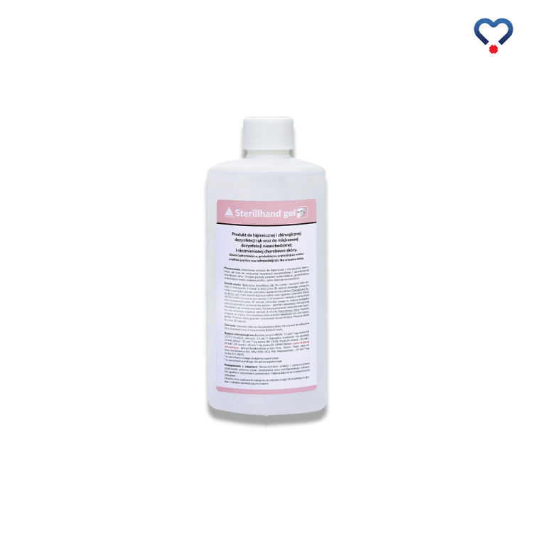 Butelka Sterillhand Gel 0,5l preparat dezynfekcja rąk