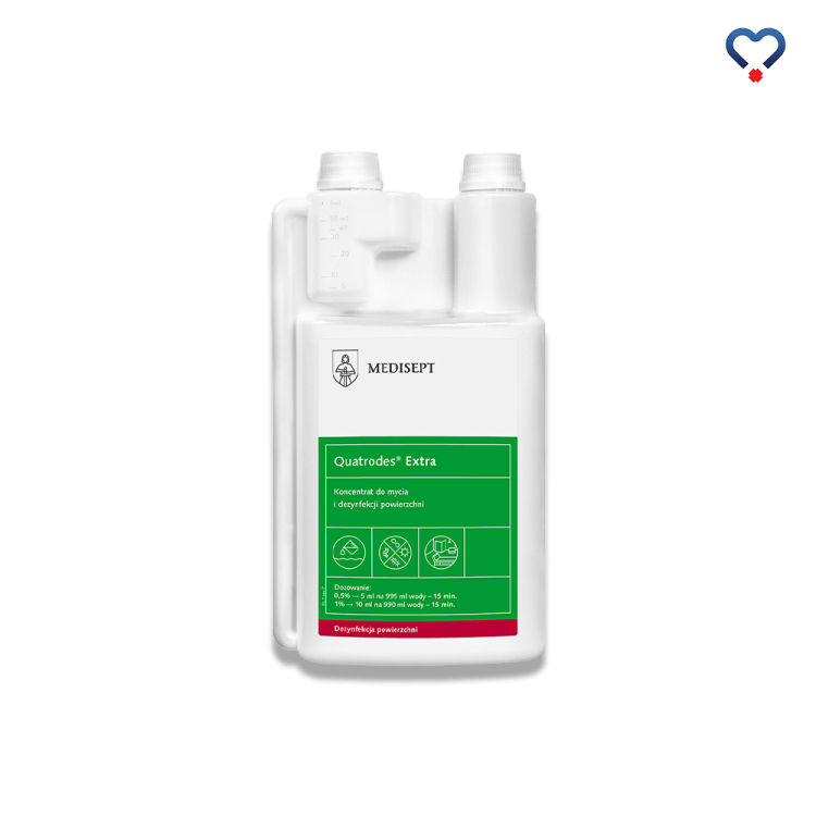 QUATRODES EXTRA płyn 1l dezynfekcja powierzchni