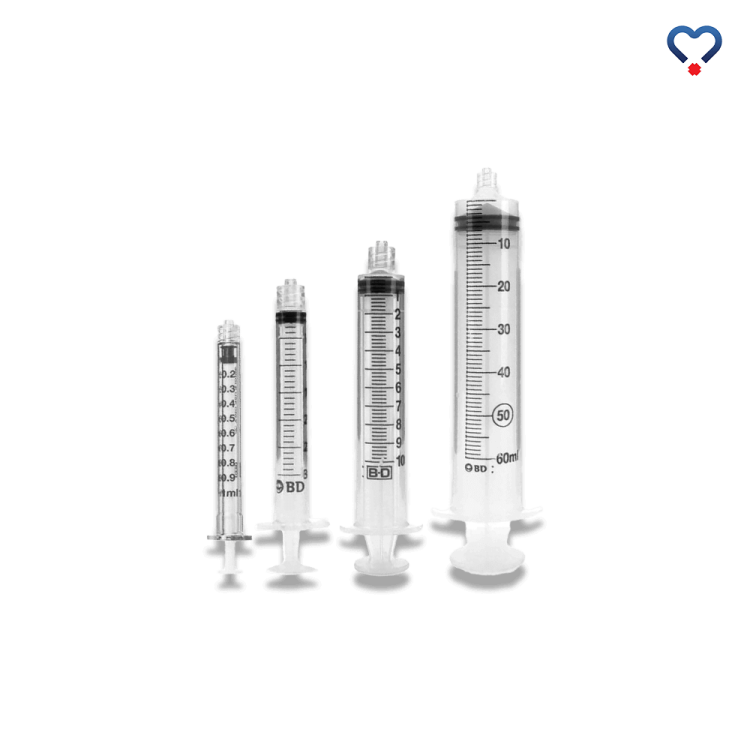 Strzykawki 3-częściowe, BD Plastipak Luer-Lock
