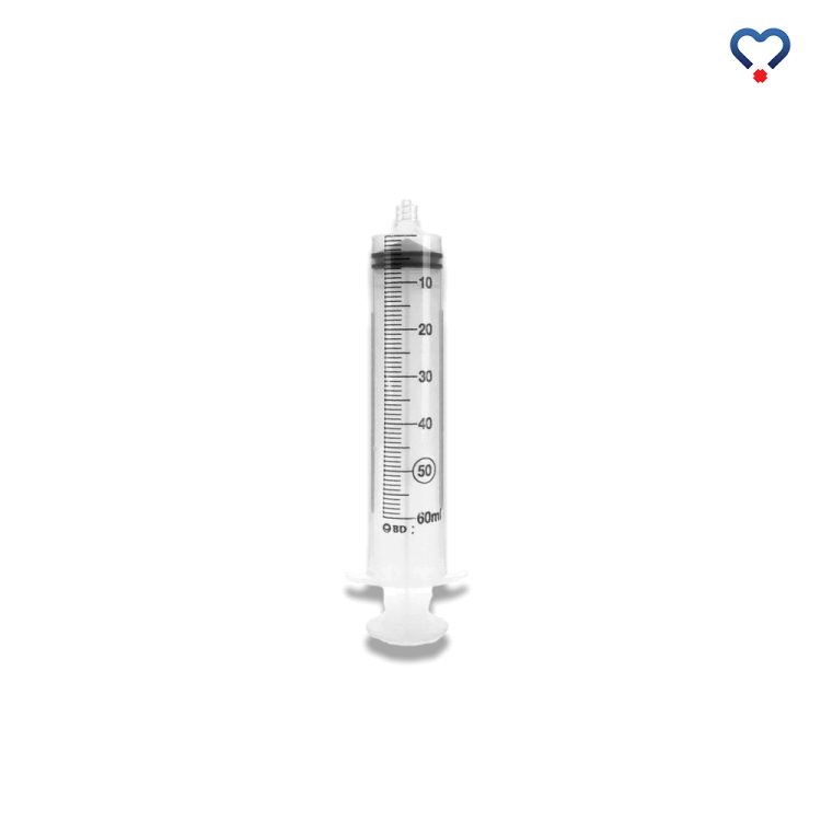 Strzykawka BD Luer Lock 3-częściowa sterylna 50-60 ml, jednorazowa