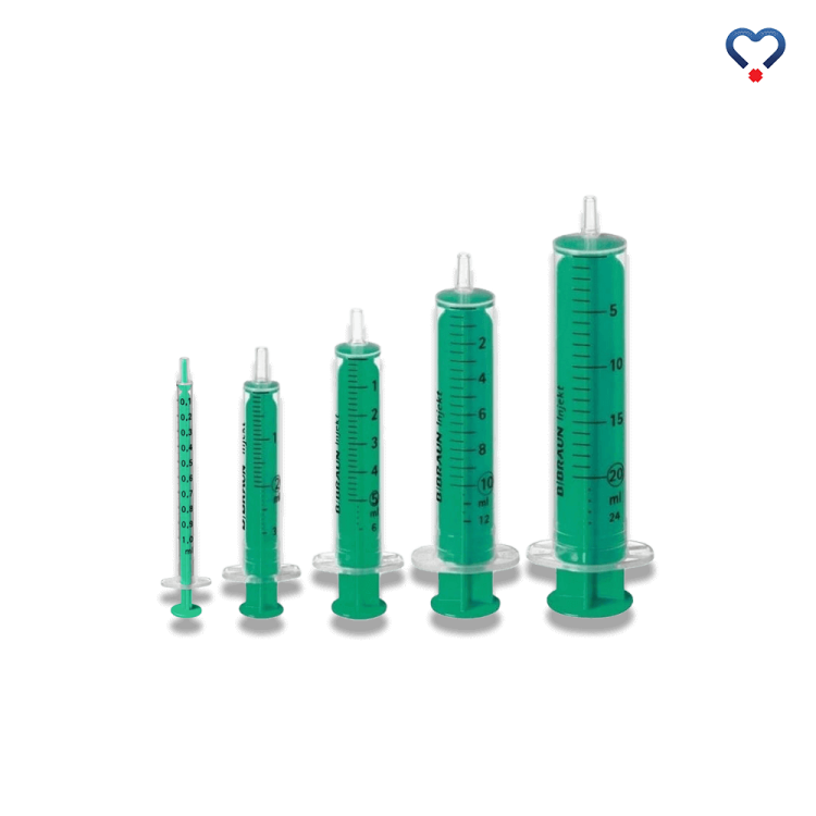 Strzykawki dwuczęściowe BBraun Injekt Luer Solo