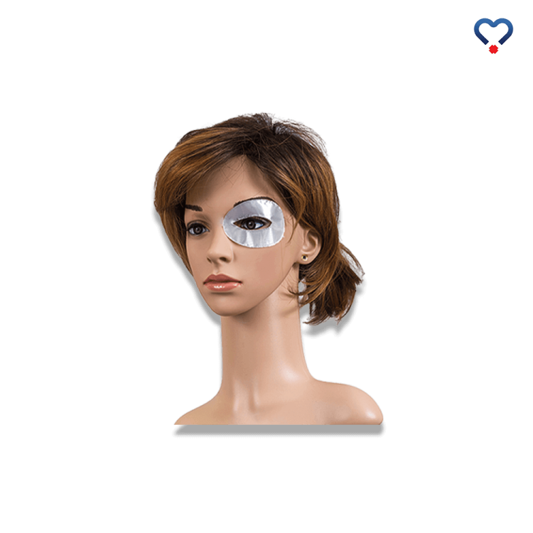 Kształtki foliowe zabiegowe do okluzji na oczodół