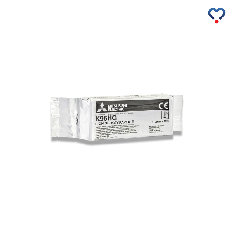 Papier do USG Mitsubishi K95HG o wymiarach 110 mm x 18 m