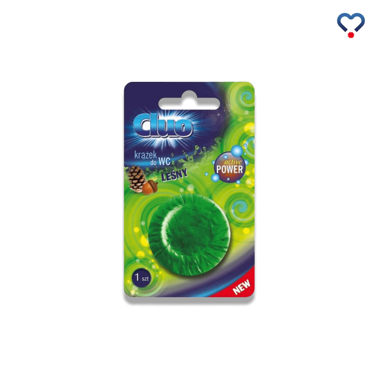 Cluo krążek do WC zielony leśny