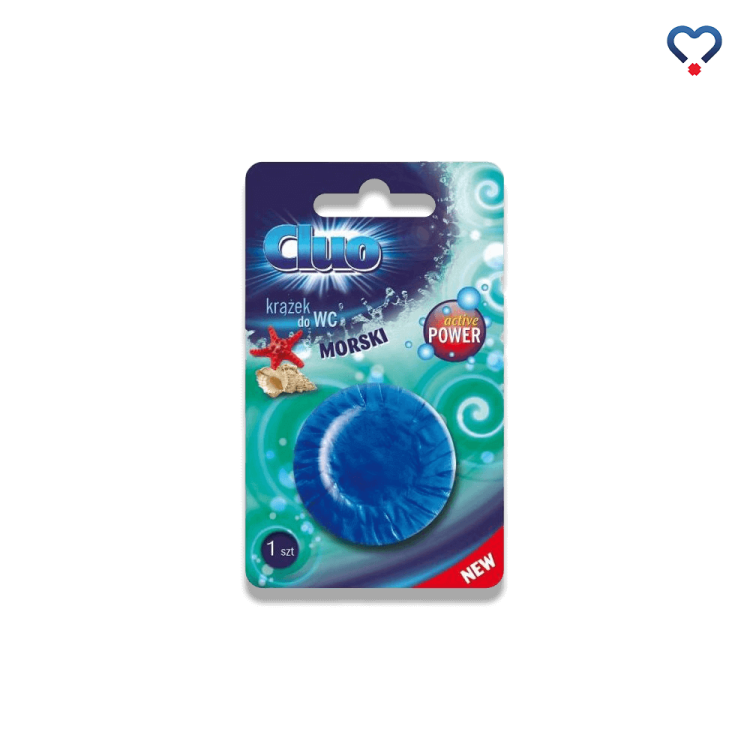 Cluo krążek do wc niebieski morski
