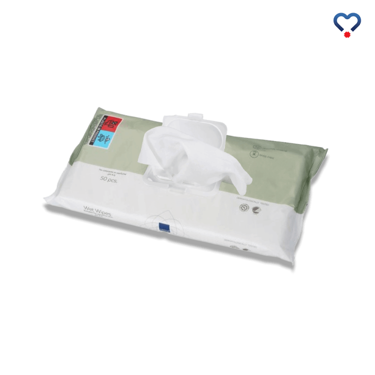 Chusteczki nawilżane XL 50 sztuk Abena 30 x 30