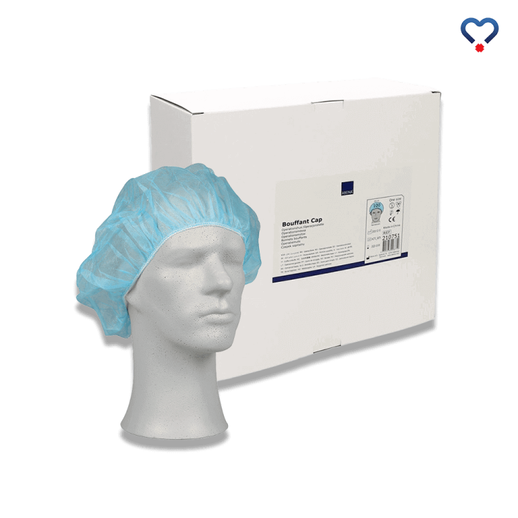 Czepek Beret ochronny szpitalny Abena 100 szt. 53cm