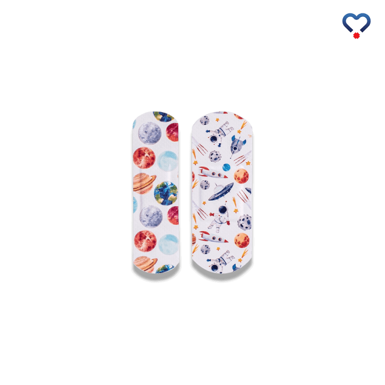 Vitahealth Pro zestaw plastrów dla chłopców 16 sztuk, kolorowe wzory