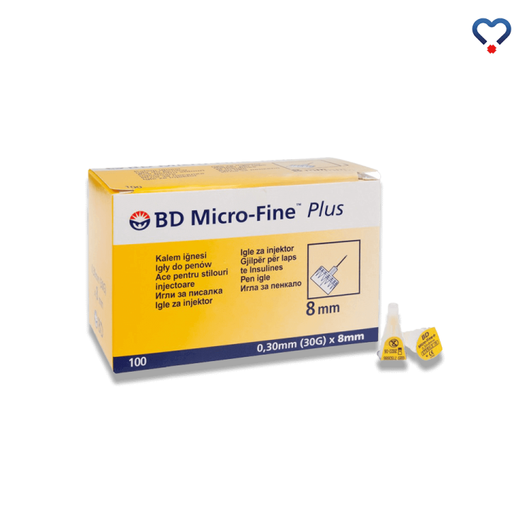 Igły do penów BD Microfine 320517 8mm 0,30mm x 8 mm 30g 100 szt.
