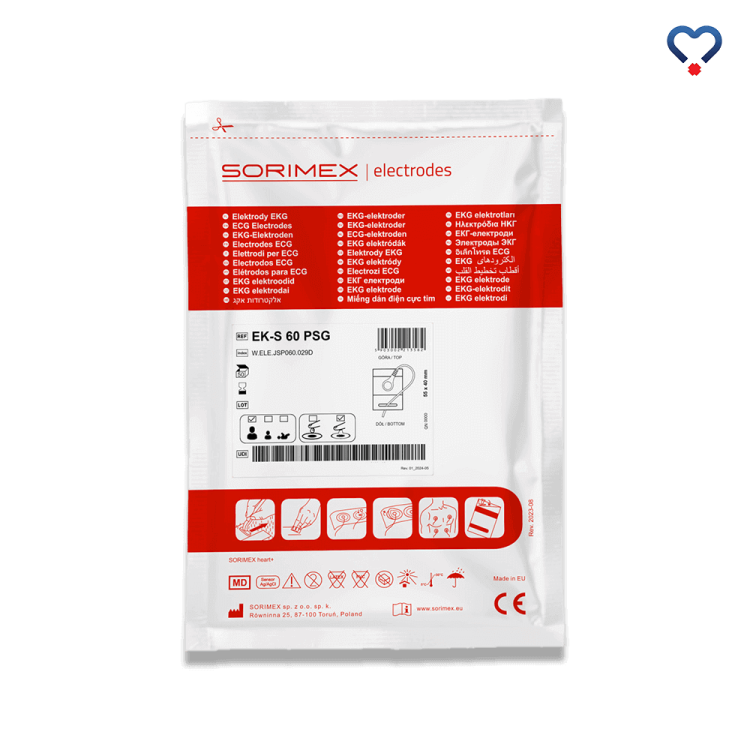 Sorimex elektroda ekg ek-s 60 psg 55x40 mm