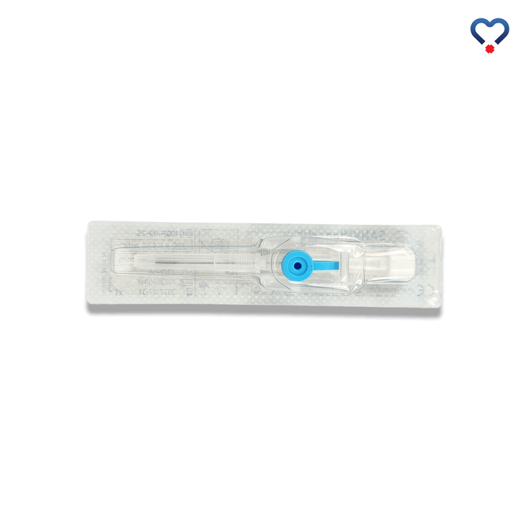 Kaniula dożylna wenflon 0,9 x 25mm 22G niebieski Sanviflon Zarys